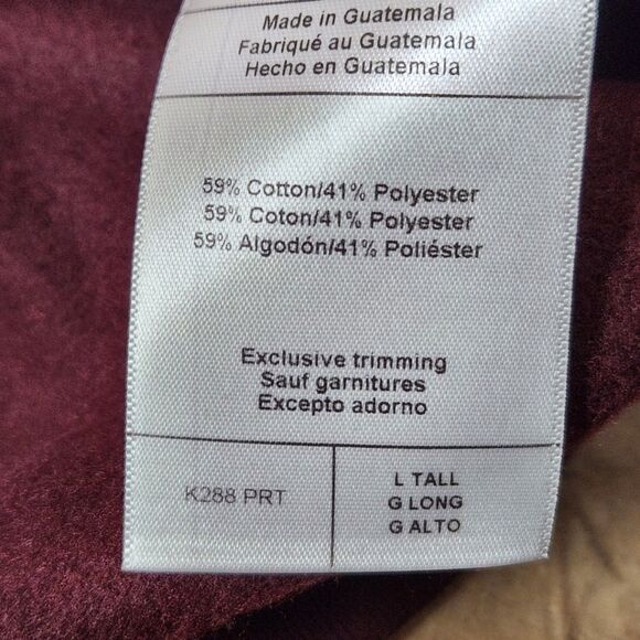 Carhartt Hoodie | Loose Fit | Men’s Large Tall | Pullover | Port Maroon | NWT - Picture 9 of 9